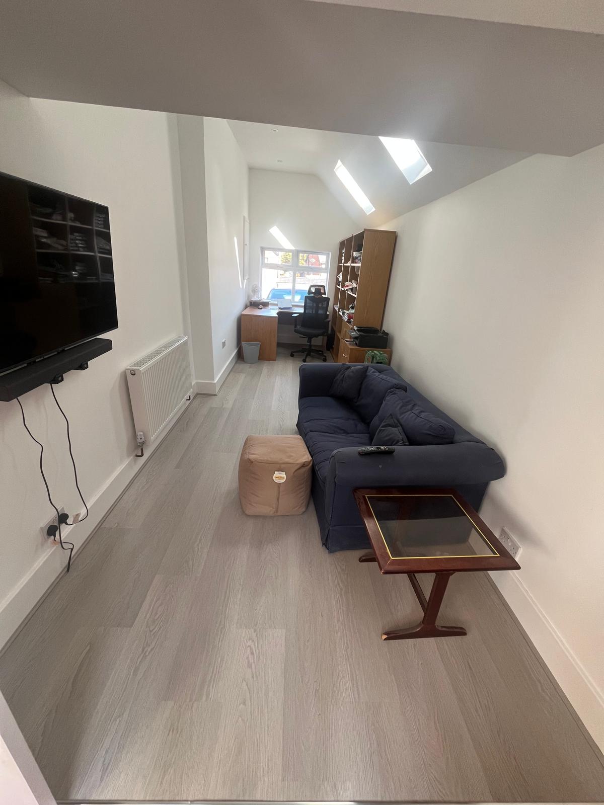 Interior living space after Garage Conversion - Cofton Hackett - ID Property Developments